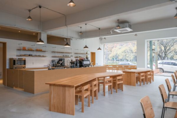 Design Details: Warmth of Wood at Space Timefill Cafe in South Korea